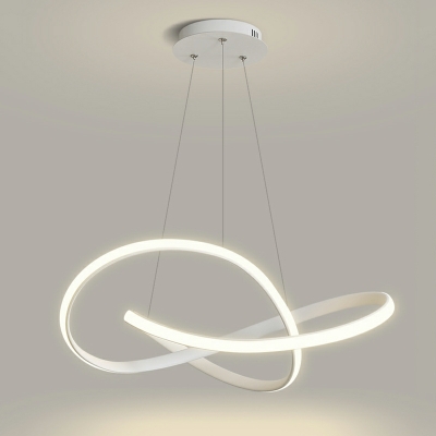 Hanging Chandelier Modern Style Acrylic Hanging Light Kit for Living Room