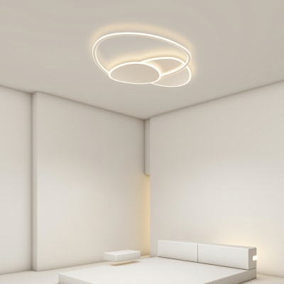 Modern Minimalist LED Ceiling Lamp Nordic Creative Flushmount Light for Bedroom