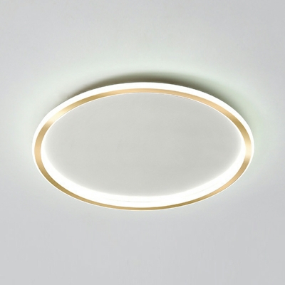 Modern Low Profile Ceiling Light LED Minimalist Flushmount Light for Bedroom
