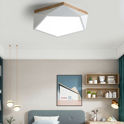 Modern Macaron Style Ceiling Light  Nordic Style Acrylic Flushmount Light