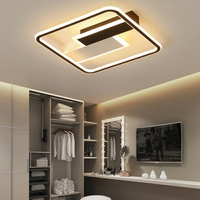 Modern Minimalist Ceiling Light  Nordic Style Acrylic Flushmount Light for Living Room and Bedroom