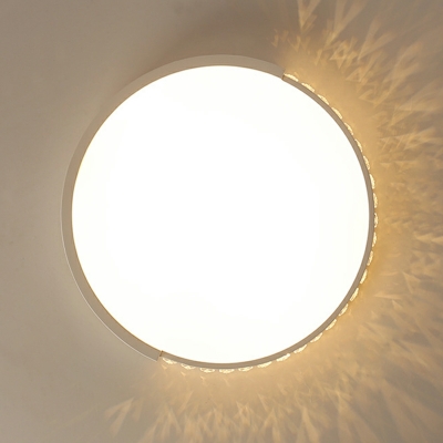 Modern Round Flush Mount Ceiling Light Crystal Flush Mount Lighting for Living Room
