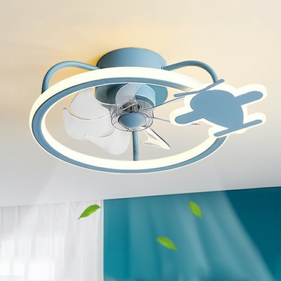 Plane Ceiling Fans Creative Cartoon Ceiling Lights for Living Room