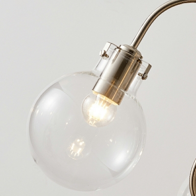 Industrial Chandelier Lighting Fixtures Vintage Glass Hanging Ceiling Lights for Living Room