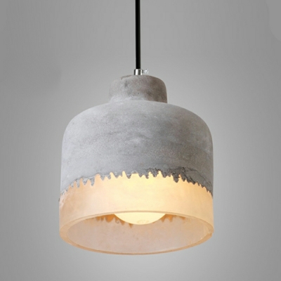 Nordic Simple Single Pendant Creative Stone Hanging Lamp for Restaurant