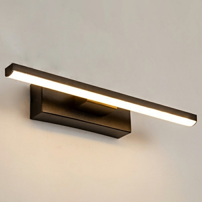Linear Shape Modern Bathroom Wall Sconce LED with Acrylic Shade Wall Light