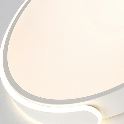 Macaron Flush Mount Ceiling Light Fixtures LED Nordic Style Semi Flush Mount for Living Room