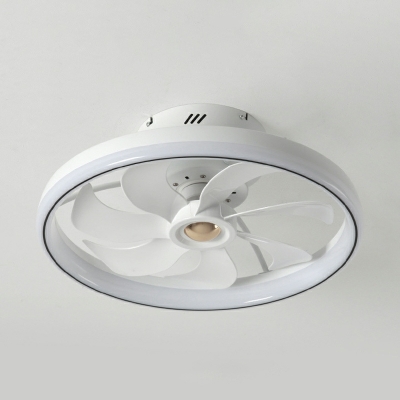 Modern LED Flushmount Fan Lighting Fixtures Restaurant Dining Room Flush Mount Fan Lighting