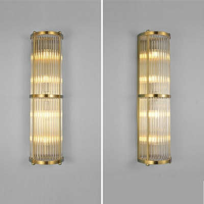 Post-Modern Light Luxury Wall Lamp Simple Crystal Wall Sconce for Bedroom