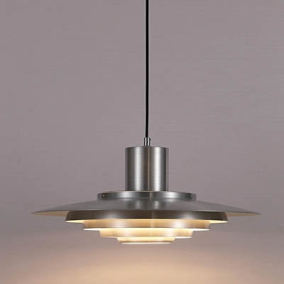Postmodern 1 Light Pendant Lighting Metal UFO Shaped Hanging Lamp