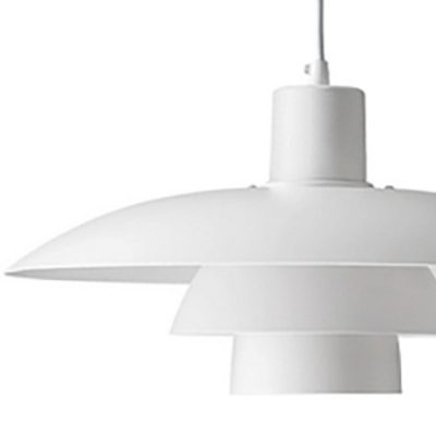 1-Light Hanging Lights Minimalism Style Dome Shape Metal Pendant Light Fixture