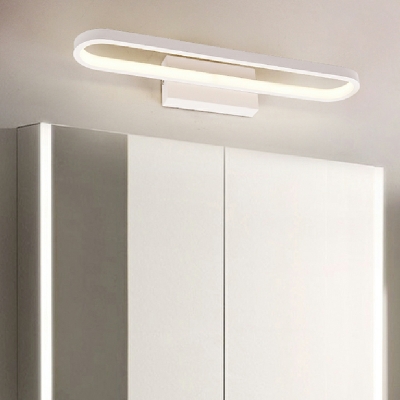 LED Vanity Light Nordic Minimalist Wall Mounted Mirror Front for Bathroom
