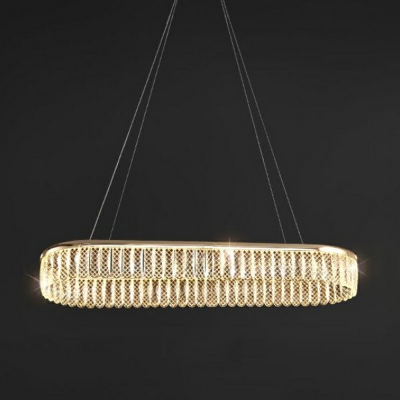 Modern Crystal Chandelier Lamp 1 Light Chandelier Light for Living Room