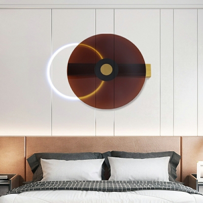 Modern Wall Sconce Lighting Round Shape LED Wall Lighting Idea