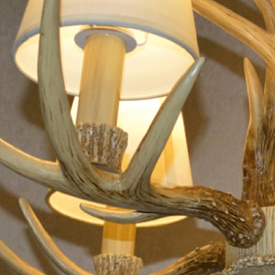 American Style Antler Shape Chandelier  Wooden Chandelier for Living Room
