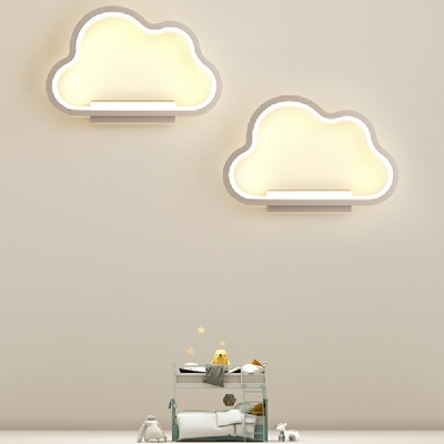 Cloud-Like Minimalist Wall Sconce with Acrylic Shade LED Wall Mount Light Fixture