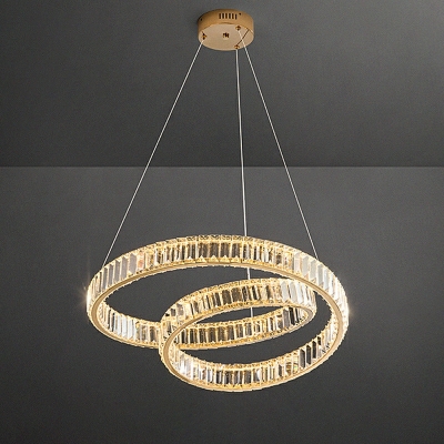 Contemporary Spiral Chandelier Lamp Crystal Chandelier Light