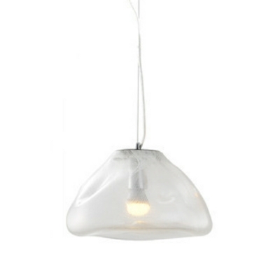 Modern Hanging Ceiling Light Glass Pendant Light Fixture for Living Room