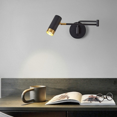 Modern Light Luxury Reading Wall Sconce Creative Retractable Wall Lamp for Bedroom