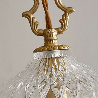 1-Light Hanging Ceiling Lights Minimalist Style Dome Shape Metal Suspension Pendant