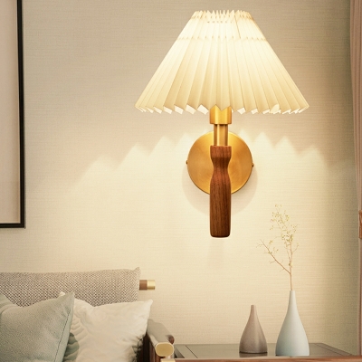 Contemporary  wooden Wall Lamp 1 Light  Wall Light for Bedroom