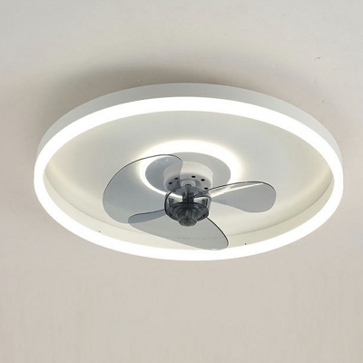LED Flushmount Fan Lighting Fixtures Children's Room Bedroom Dining Room Flush Mount Fan Lighting
