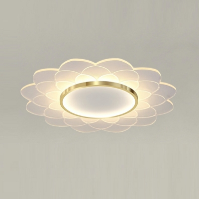 Lotus-Like Flush Mount Lights Starburst-Inspired Design 3.1