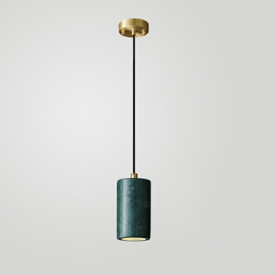 Nordic Minimalist Pendant Light Creative Marble Hanging Lamp for Bedroom