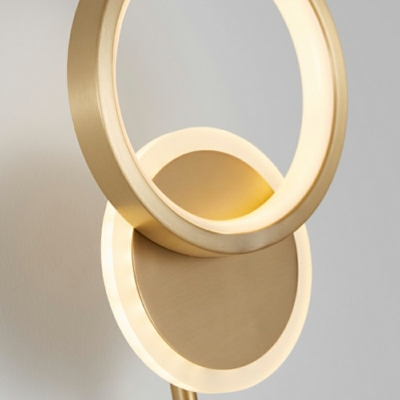 Postmodern Minimalist Light Luxury Wall Lamp Creative Bedroom Wall Sconce