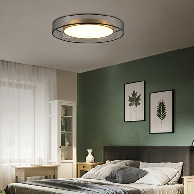 Fabric Flush Mount Ceiling Light Fixture Traditional Flush Mount Light Fixtures for Bedroom