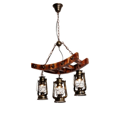 Island Lamps Industrial Style Glass Island Lighting Fixtures for Living Room
