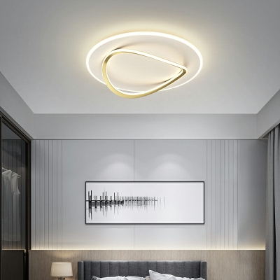 LED Contemporary Acrylic Ceiling Light Simple Nordic Pendant Light Fixture for Living Room