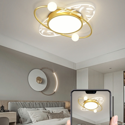 LED Flush Mount Ceiling Chandelier Minimalism Flushmount Lighting for Bedroom