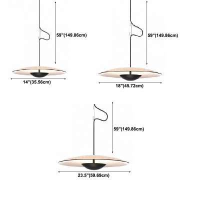 LED Metal Hanging Pendant Lights Modern Suspension Pendant for Living Room