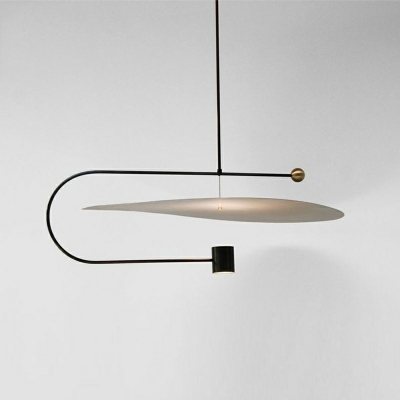 Modern Metal Hanging Ceiling Lights Nordic Style Minimalism Hanging Lamp for Living Room