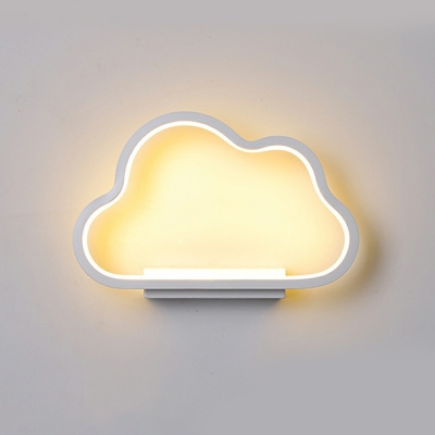 Cloud Shape Wall Light Fixture Aluminum LED Sconce Light Fixture
