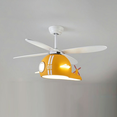Contemporary Aircraft Chandelier Fan Light Fixture Acrylic Pendant Chandelier