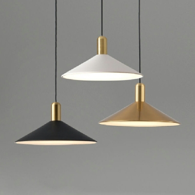 Industrial Hanging Pendant Light with Cone Shade 1 Light Pendant for Dining Table Restaurant Kitchen