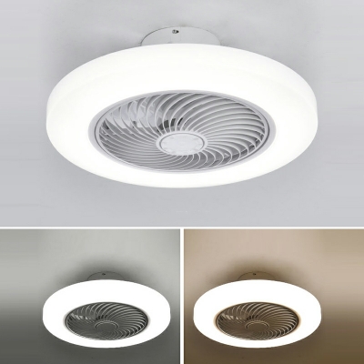 LED Flushmount Fan Lighting Fixtures Children's Room Dining Room Living Room Flush Mount Fan Lighting