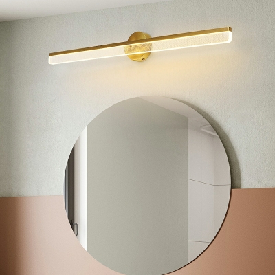 LED Metal Vanity Light Modern Bathroom Bedroom Wall Mounted Mirror Front