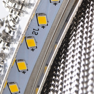 Linear Chandelier Lighting Fixtures Aluminum LED Hanging Pendant Lights