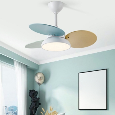 Modern Minimalism Ceiling Fans Creative Ceiling Lights for Child's Room