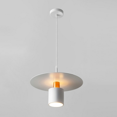 1 Light Postmodern Pendant Lighting Metal Hanging Lamp for Dining Room