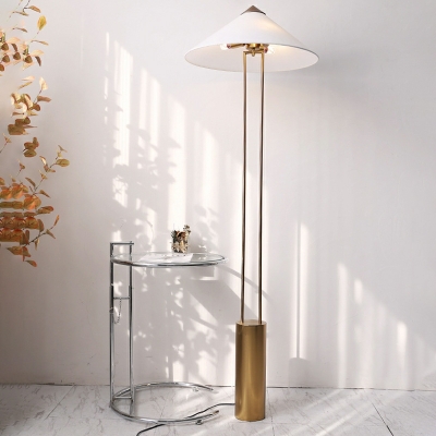 3-Light Floor Lights Contemporary Style Geometric Shape Metal Standing Lamp