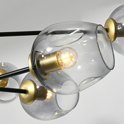 Nordic Modern Chandelier Minimalist Glass Chandelier for Living Room