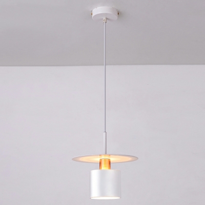 1 Light Postmodern Pendant Lighting Metal Hanging Lamp for Dining Room
