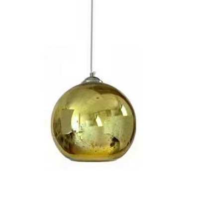 Globe Hanging Light Kit Modern Style Glass Hanging Lamps Kit for Living Room