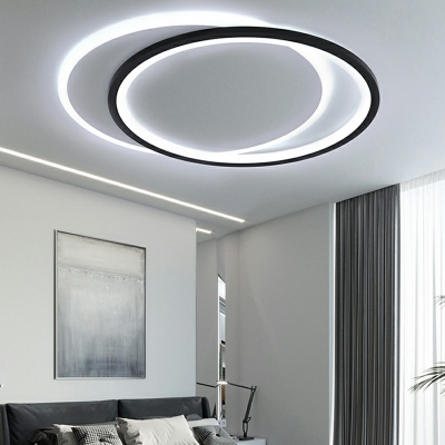 LED Contemporary Ceiling Light Simple Acrylic Pendant Light Fixture for Living Room