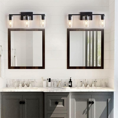 Metal Vanity Light Fixtures Glass Shade Mid Century Modern Bathroom Vanity Lightght