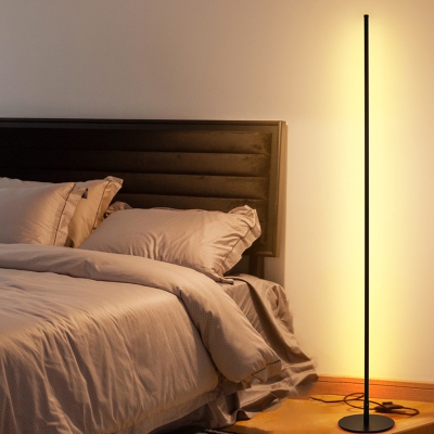 Minimalist Style Linear Floor Lamp Metal Floor Lamp